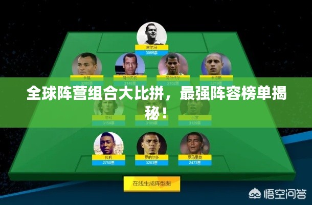 全球阵营组合大比拼，最强阵容榜单揭秘！