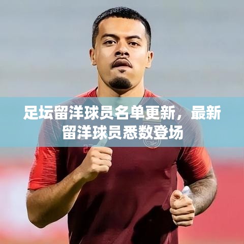 足坛留洋球员名单更新,最新留洋球员悉数登场