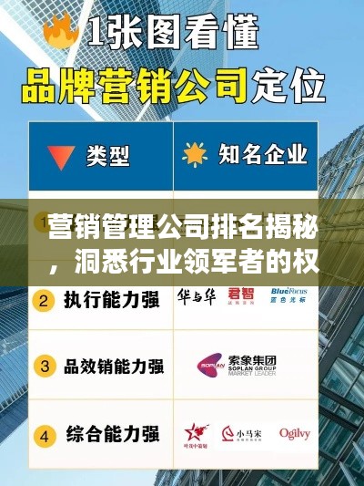 营销管理公司排名揭秘,洞悉行业领军者的权威力量