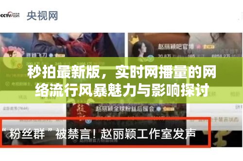 秒拍最新版,实时网播量的网络流行风暴魅力与影响探讨