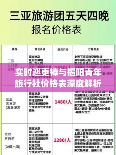 实时巡更棒与揭阳青年旅行社价格表深度解析