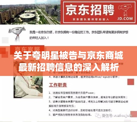 关于夸明星被告与京东商城最新招聘信息的深入解析