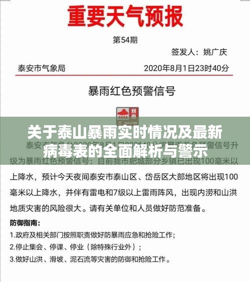 关于泰山暴雨实时情况及最新病毒表的全面解析与警示