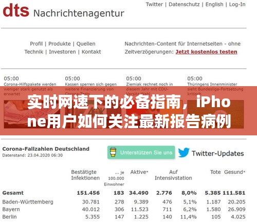 实时网速下的必备指南，iPhone用户如何关注最新报告病例