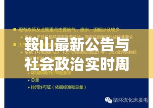 鞍山最新公告与社会政治实时周刊深度解读版，社会观察下的洞察与分析