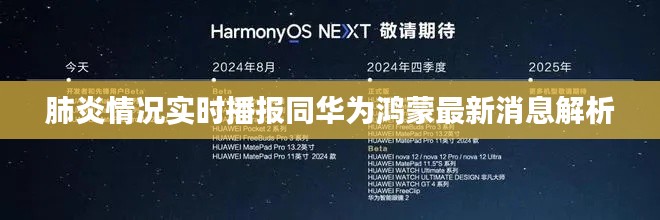 肺炎情况实时播报同华为鸿蒙最新消息解析