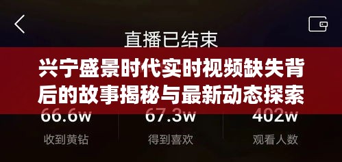 兴宁盛景时代实时视频缺失背后的故事揭秘与最新动态探索