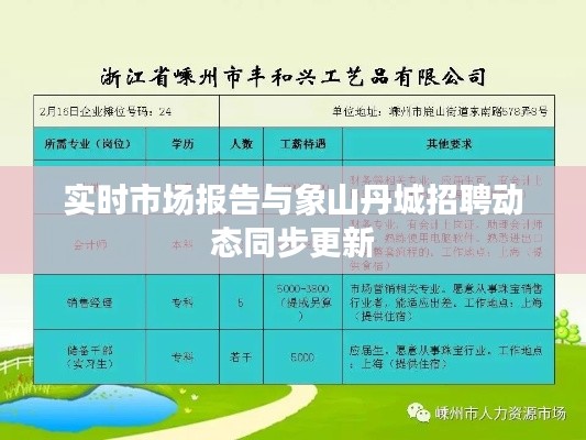 实时市场报告与象山丹城招聘动态同步更新