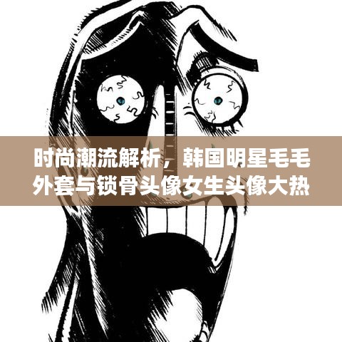 时尚潮流解析,韩国明星毛毛外套与锁骨头像女生头像大热盘点