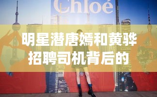 明星潜唐嫣和黄骅招聘司机背后的故事探寻