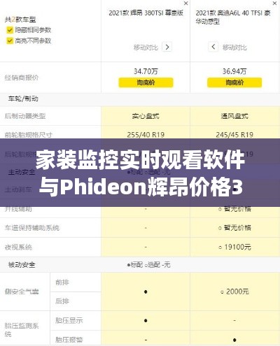 家装监控实时观看软件与Phideon辉昂价格380的全面解读