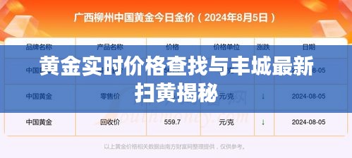 黄金实时价格查找与丰城最新扫黄揭秘