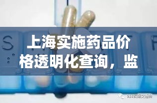 上海实施药品价格透明化查询，监控器实时观看功能上线