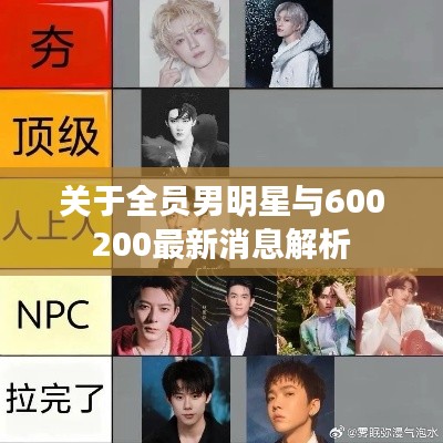 关于全员男明星与600200最新消息解析