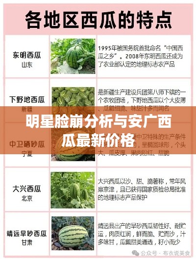 明星脸崩分析与安广西瓜最新价格