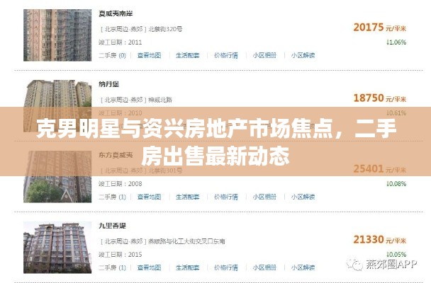 克男明星与资兴房地产市场焦点,二手房出售最新动态