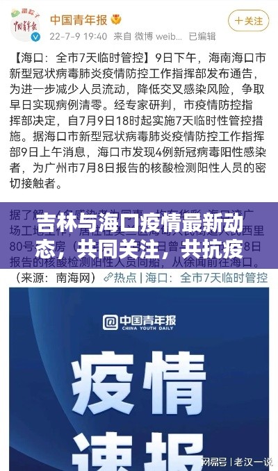 吉林与海口疫情最新动态,共同关注,共抗疫情