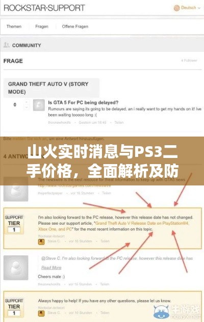 山火实时消息与PS3二手价格，全面解析及防范虚假宣传指南