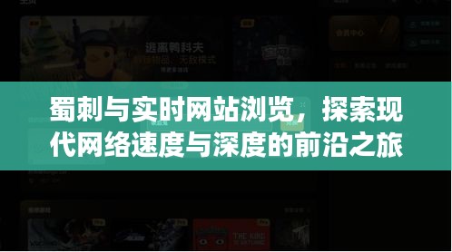 蜀刺与实时网站浏览,探索现代网络速度与深度的前沿之旅