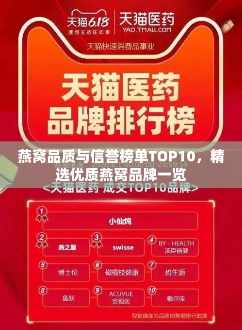 燕窝品质与信誉榜单TOP10，精选优质燕窝品牌一览
