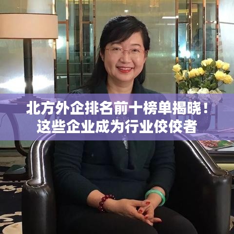 北方外企排名前十榜单揭晓！这些企业成为行业佼佼者