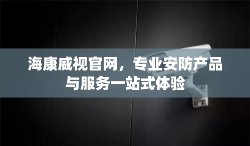海康威视官网，专业安防产品与服务一站式体验