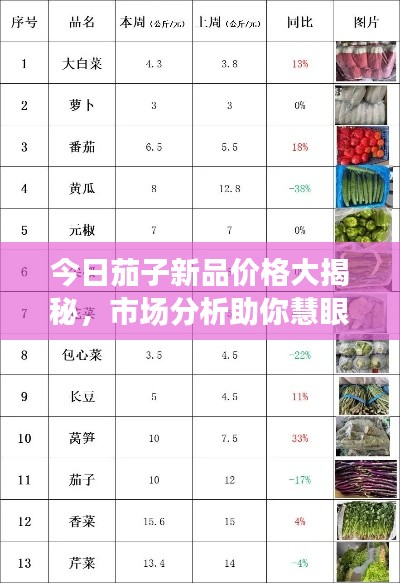 今日茄子新品价格大揭秘，市场分析助你慧眼识货