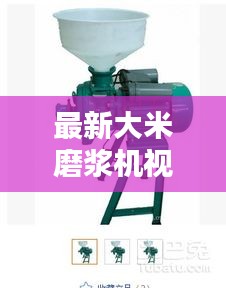 最新大米磨浆机视频教程，操作指南与实用技巧全解析